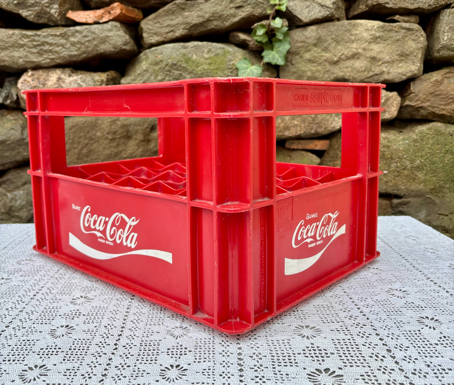 Caisse vintage rangement bouteilles coca cola