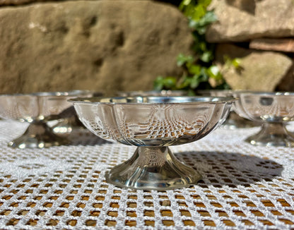 Coupes à glaces Guy Degrenne inox vintage 