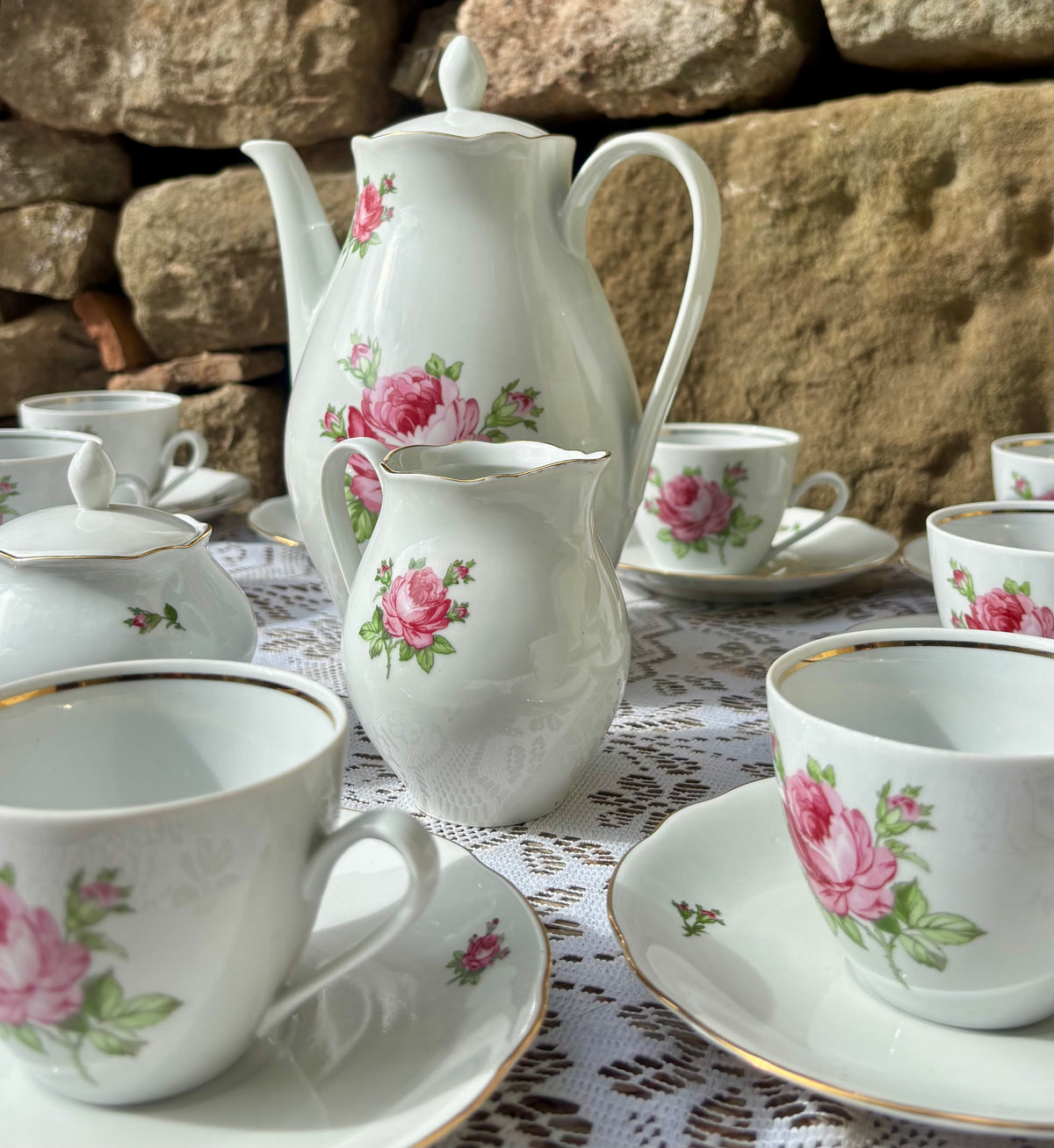 Service à café porcelaine années 70