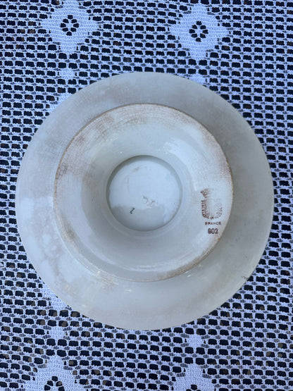 Compotier Gien 1900 dessous