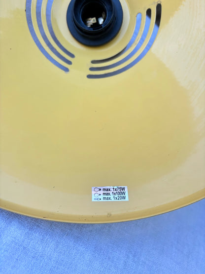 Suspension métal jaune 1980 caractéristiques 