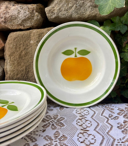 Assiettes creuses Moulin des Loups pommes