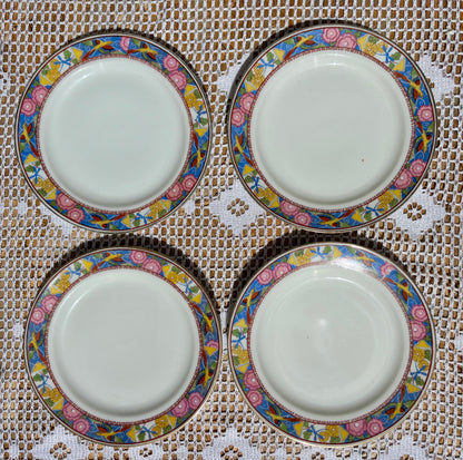 Service à dessert Haviland Limoges décor exotique