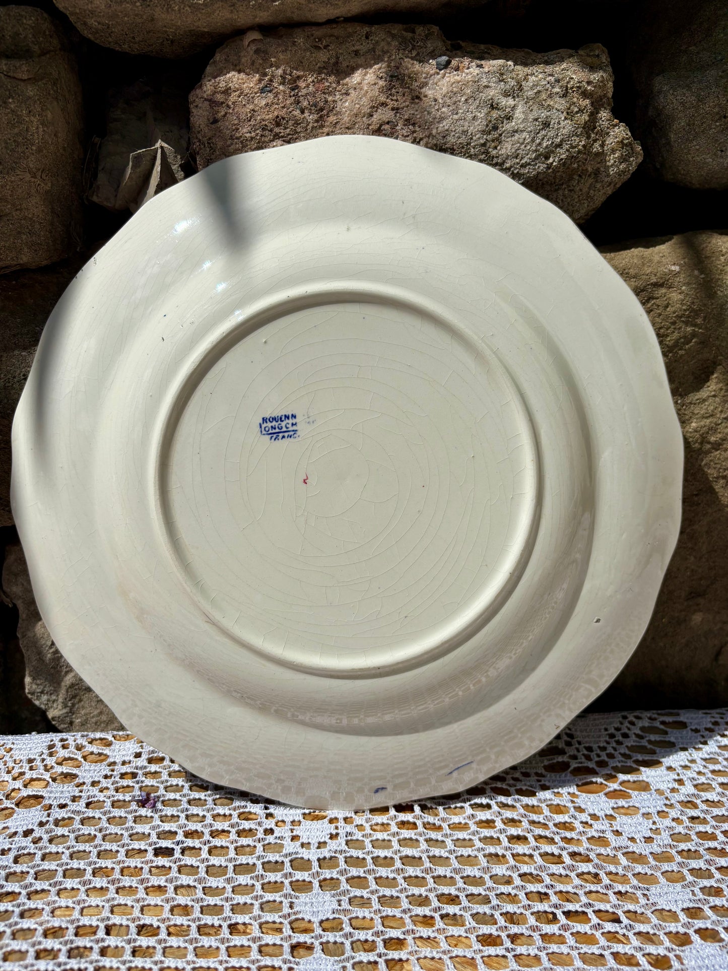 Assiette Longchamp modèle Rouennais