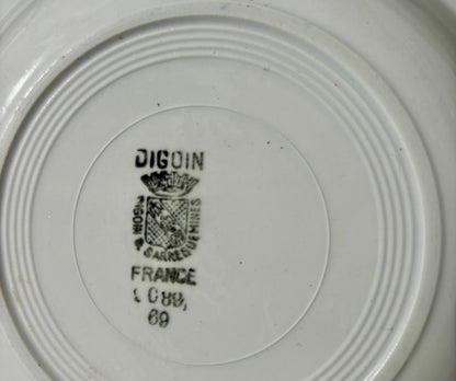 Assiette Digoin Sarreguemines