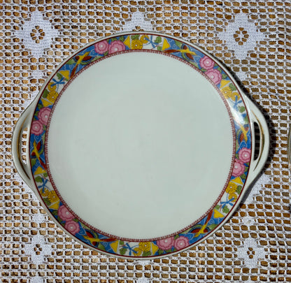 Service à dessert Haviland Limoges décor exotique