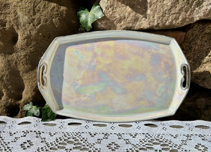 Plateau porcelaine nacrée
