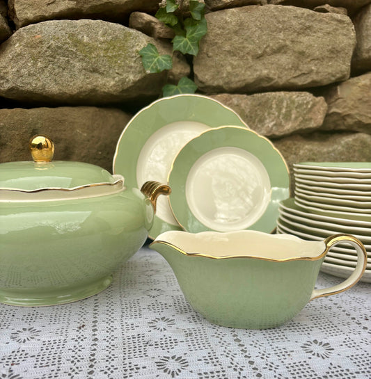 Service Rhône Villeroy & Boch vert céladon 