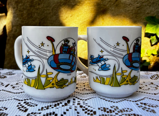Tasses vintage Arcopal Goldorak 