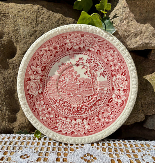 Sous tasse vintage Villeroy&Boch Rusticana rose style anglais