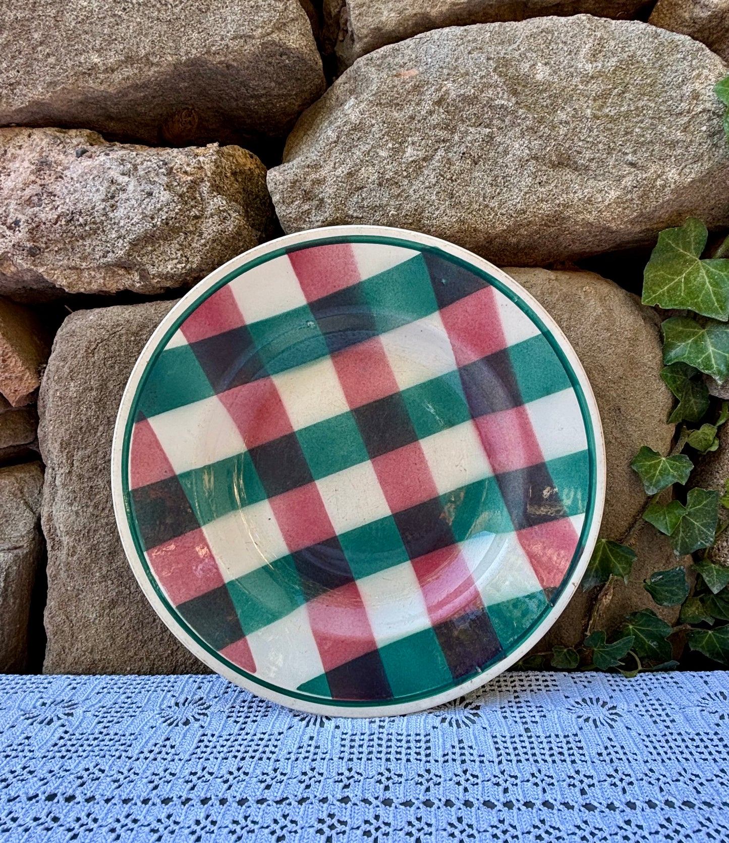 assiette vichy vintage 1050 givors