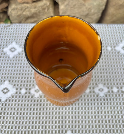 pichet terre vernissée interieur