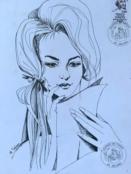 planche premier jour 1982 dessin 