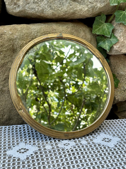 plateau miroir art deco 1930 rond