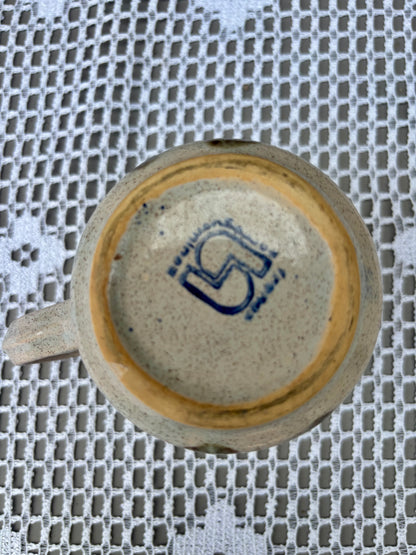 pot à lait sarreguemines fleurs signature 