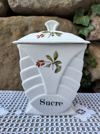 porcelaine fdchauvigny pot à sucre